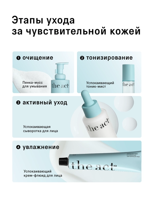 Набор для лица, сыворотка кислотная, ночная, с пробиотиками, с церамидами, антиоксидантная