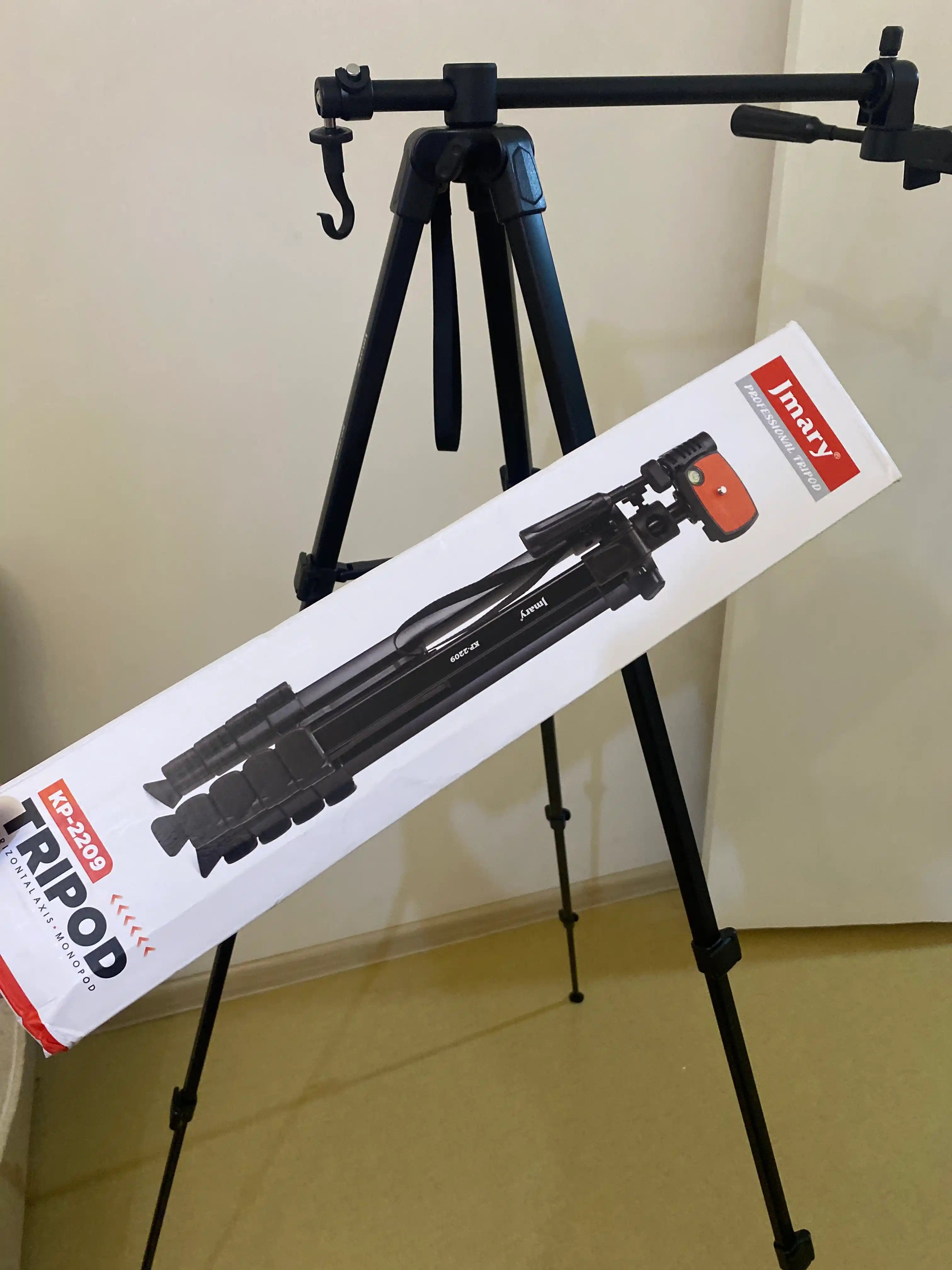 Штатив Jmary KP-2209 с держателем для телефона и фотоаппарата, напольный, 46 - 174 см,