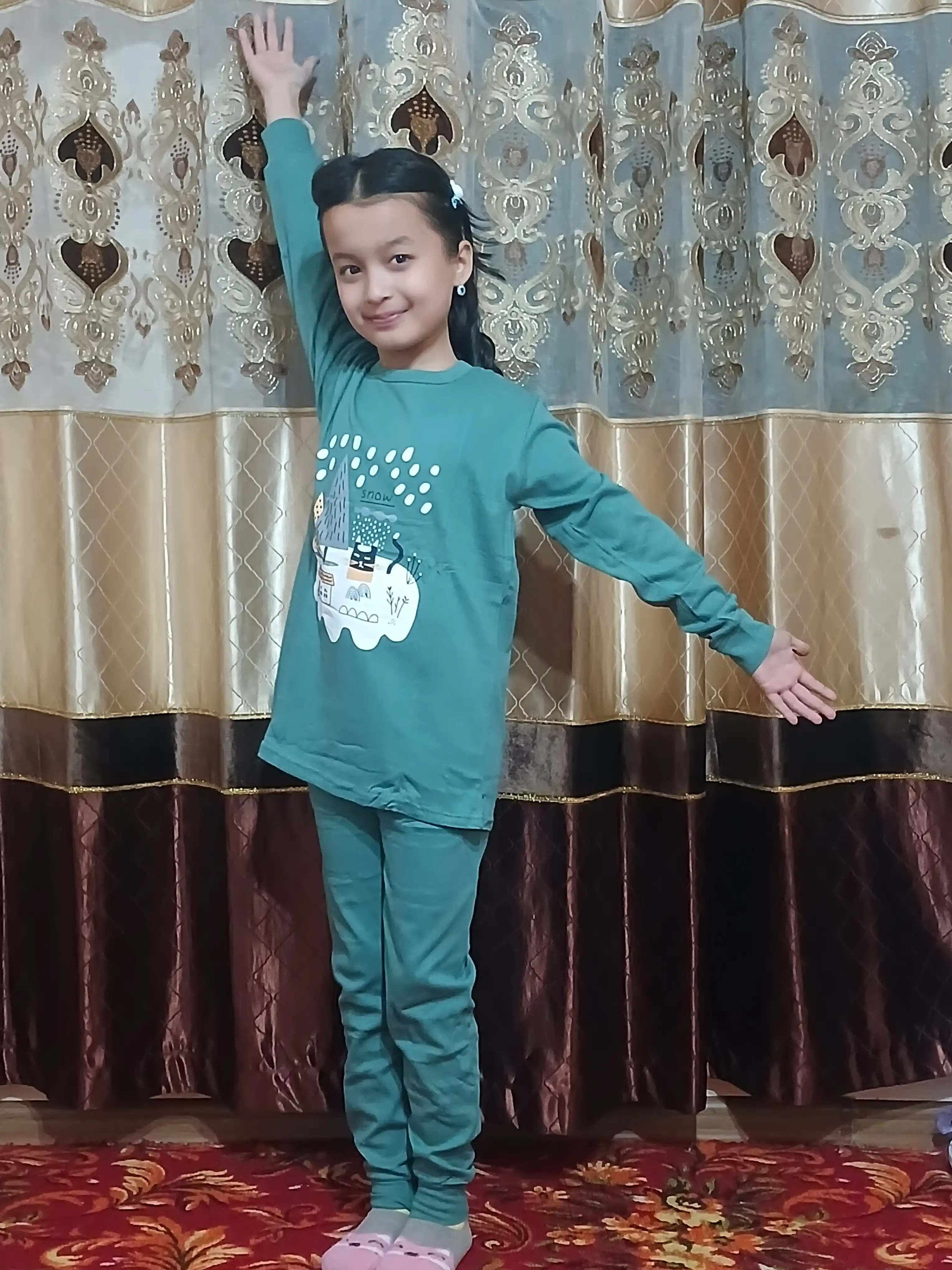 Пижама детская, хлопковая, со штанами, для мальчика, Elankids