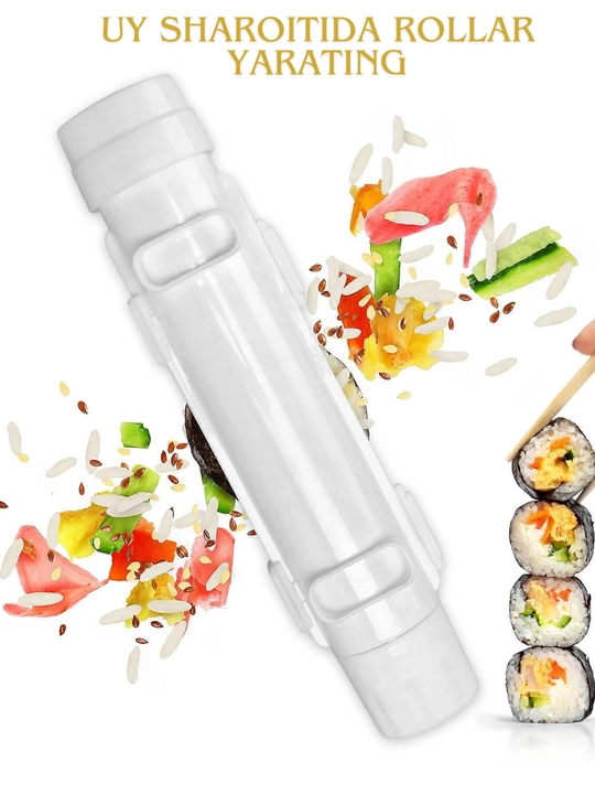 Roll va sushi tayyorlash uchun moslama Bazooka Sushi, rollarga shakl beruvchi apparat - 