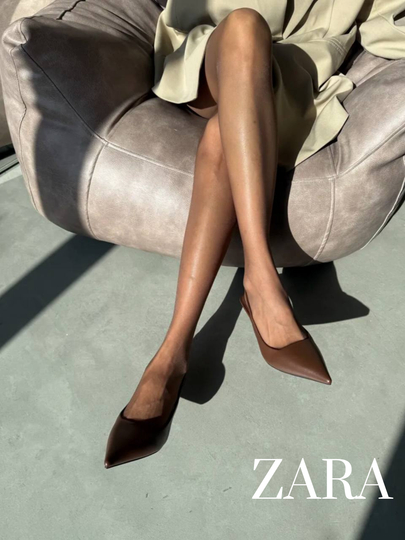 ZARA model nafis klassik ayollar tuflisi, poshnasi 5 sm, razmerga razmer, Turkiya