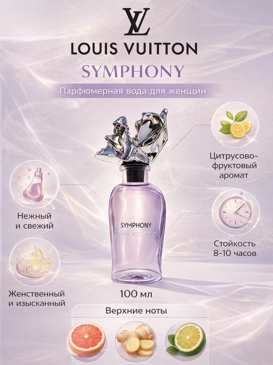 Louis Vuitton Symphony Eau de Parfum, 100 мл — женский аромат