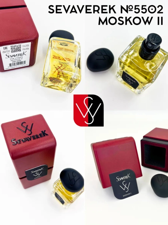 Parfyumlangan suv Sevaverek Moscow II №5502 Molecules Escentric 02, uniseks, 50 ml