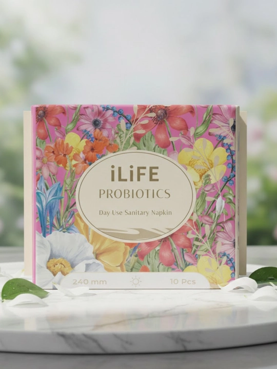 Прокладки дневные iLife Probiotics 240 мм с пробиотиками, 10 шт, комфорт