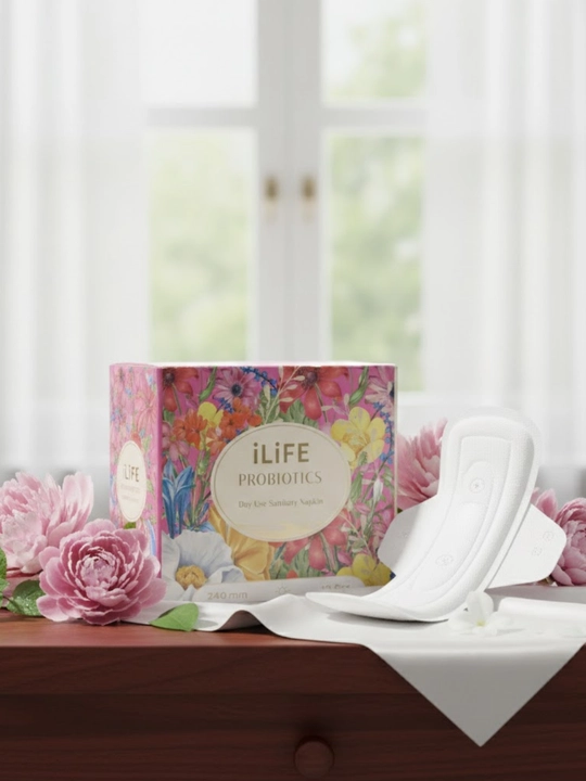 Прокладки дневные iLife Probiotics 240 мм с пробиотиками, 10 шт, комфорт