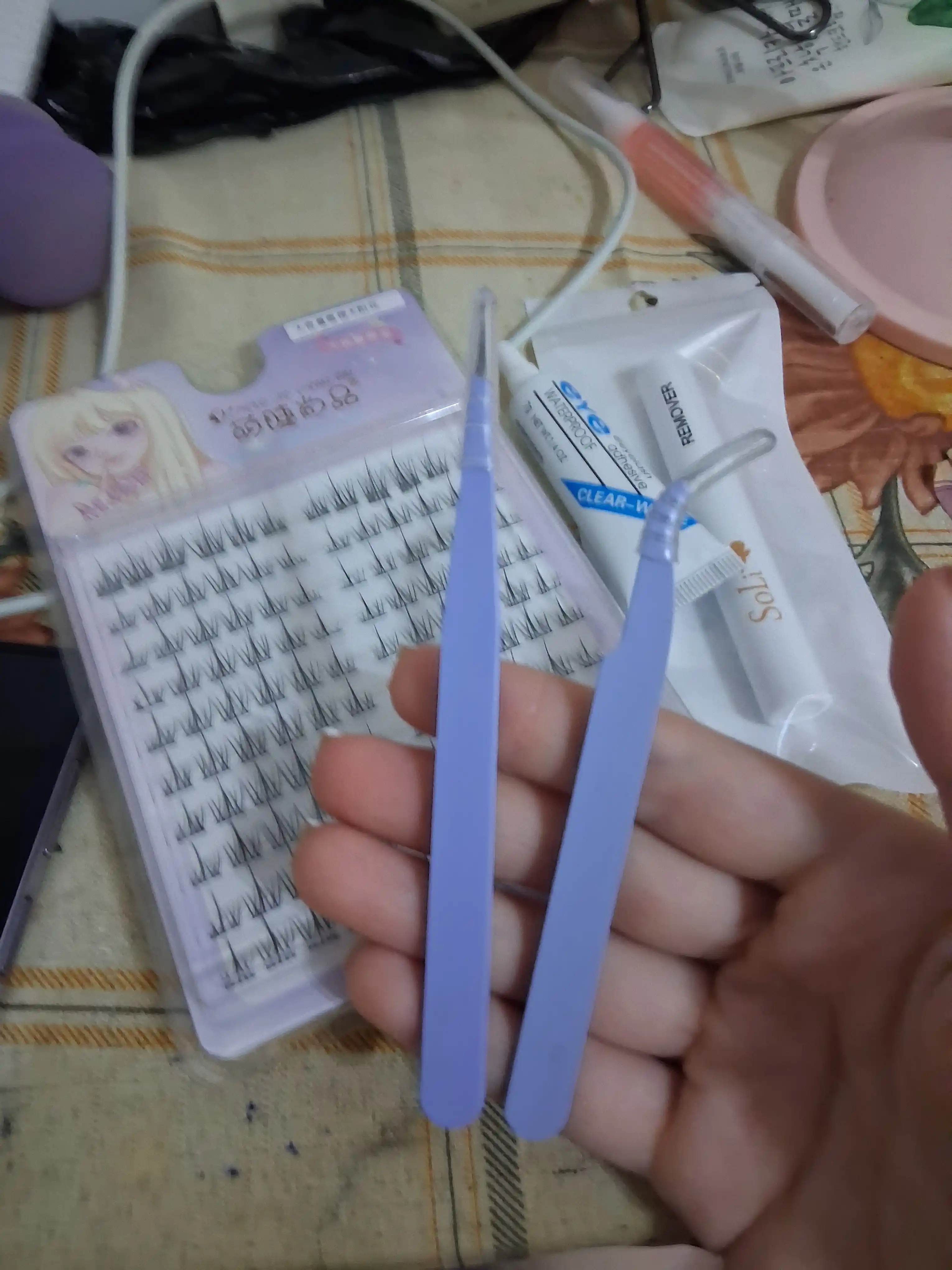 Ijodkorlik, tikuvchilik uchun pinsetlar to'plami, 2 dona