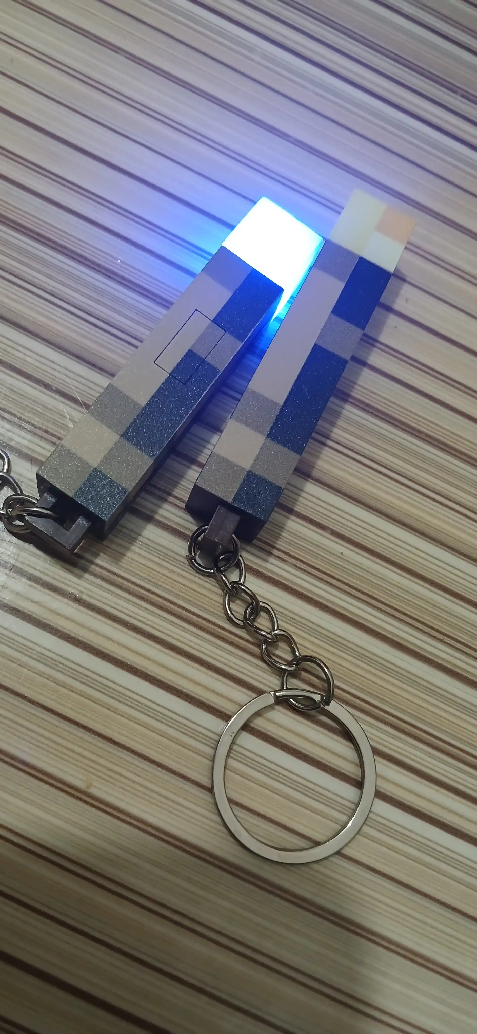 Minecraft fonari LED chiroqli brelok 