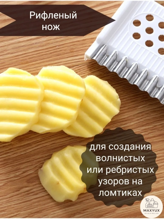 Oshxona, qo‘lda, olti qirrali, sabzavot va mevalar uchun qirg‘ich