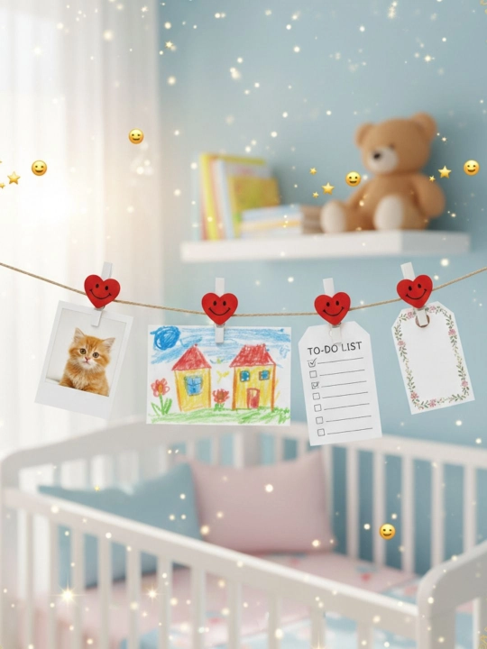 Dekorativ qisqich, kichik qisqichlar, fotosurat uchun qisqichlar
