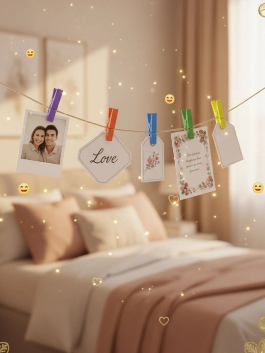 Dekorativ qisqich, kichik qisqichlar, fotosurat uchun qisqichlar