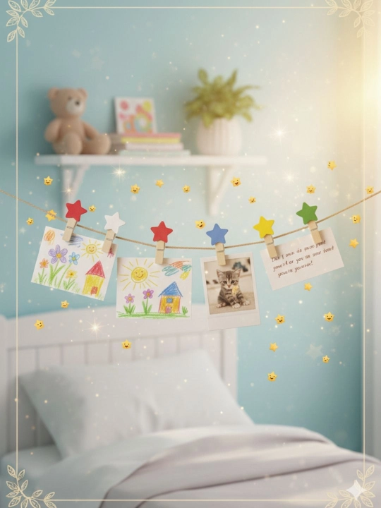 Dekorativ qisqich, kichik qisqichlar, fotosurat uchun qisqichlar