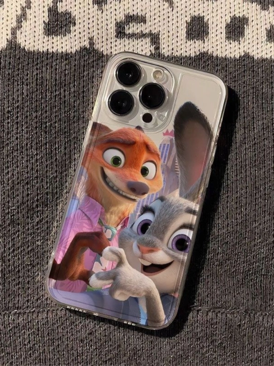 Чехол для iPhone с изображением Зверополиса XR, XS, 11, 12, 13, 14, 15, 16, 17 Pro, Max