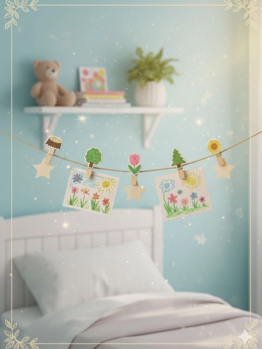 Dekorativ qisqich, kichik qisqichlar, fotosurat uchun qisqichlar