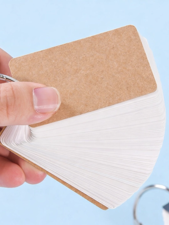 Flash card, stikr, soʻz yodlash uchun karta toplami 100 varoqchali