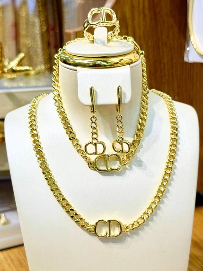 Комплект украшений, серьги, кольцо, браслет, цепочка, Messika Bvlgari, Vancleef — CARTEIR-XTOY-КОРРОЗ-XTOY7