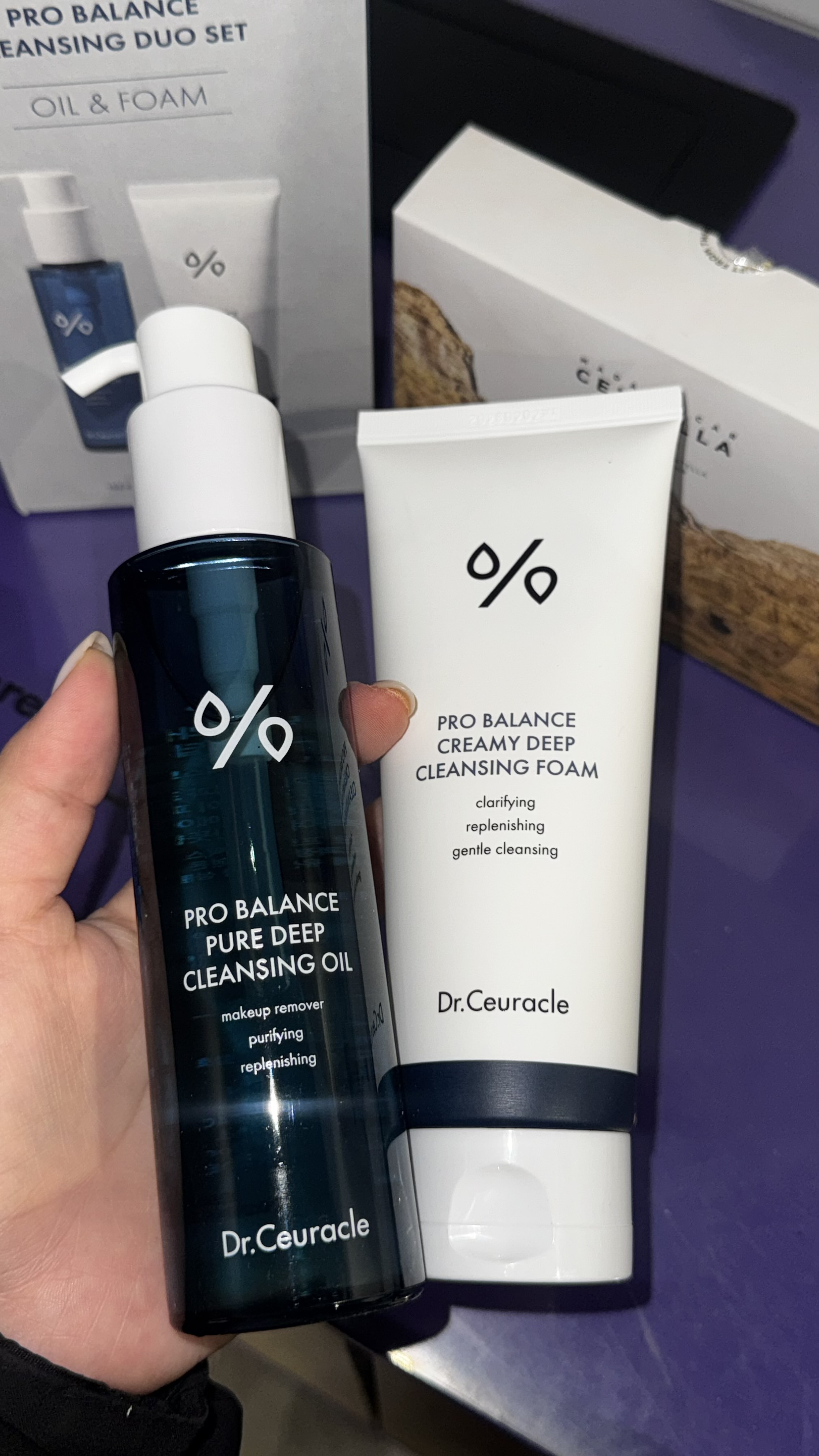 Dr.Ceuracle Pro Balance Cleansing Duo — двухэтапный набор для очищения макияжа