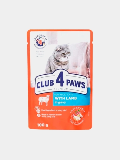 Влажный корм для кошек Club 4 Paws Mackerel