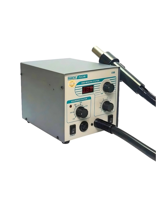 Quick 706W 2-в-1 паяльная станция с горячим воздухом для SMD ремонта