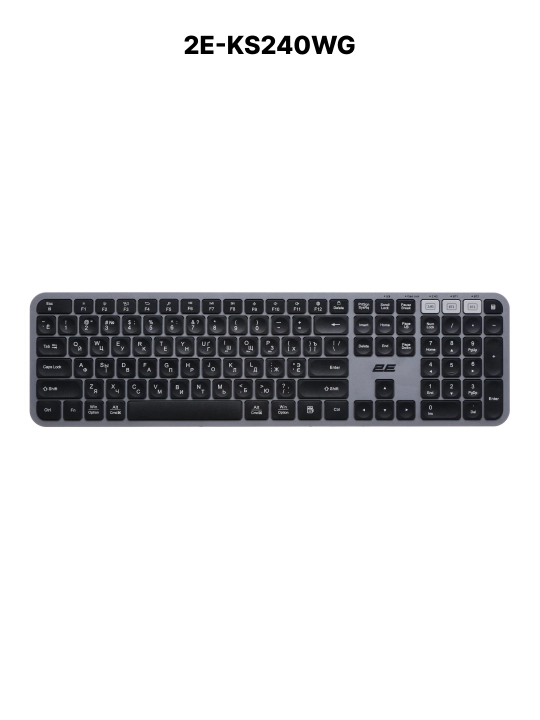 Simsiz membranali klaviatura 2E KS240 / KS250 / KS260