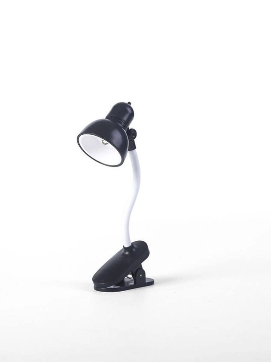 Мини LED лампа для чтения с клипсой – мягкий свет, гибкая 360°, высота 15 см