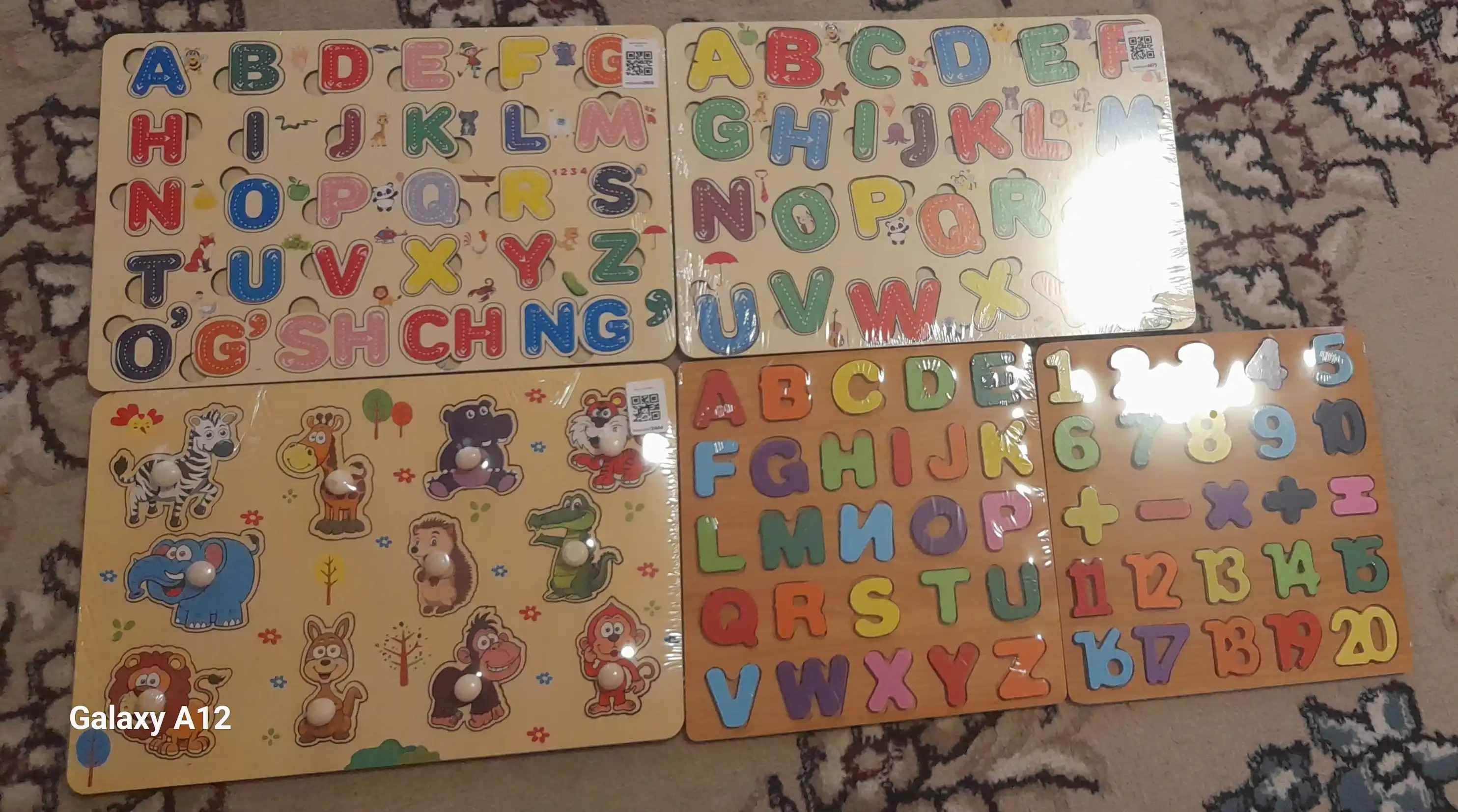 Boshqotirma bolalar uchun, montessori uslubidagi rivojlnatruvchi o'yinchoq