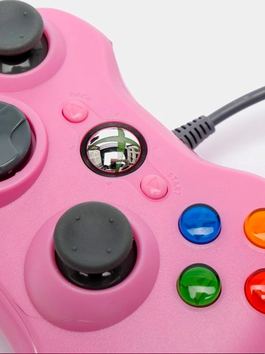 Джойстик для Xbox 360 проводной, подходит для ПК и ноутбука