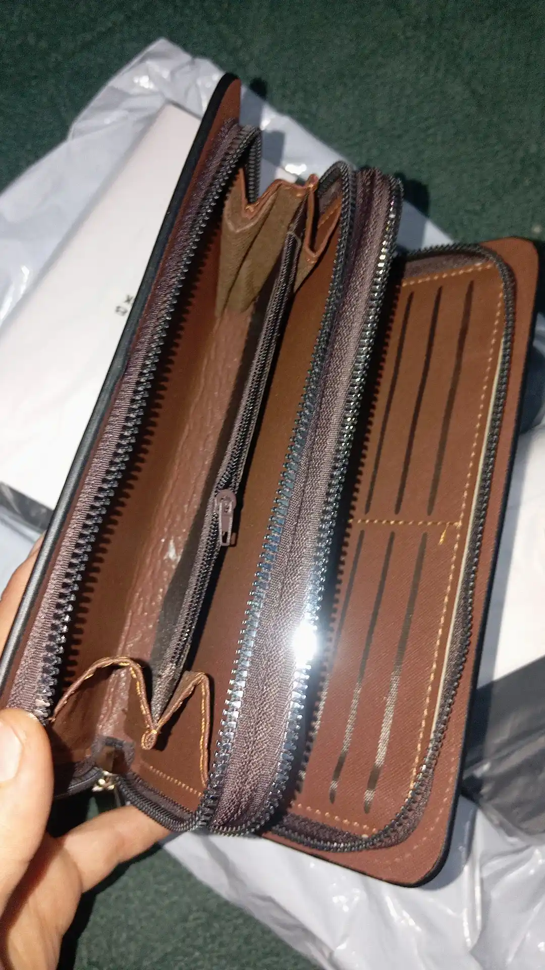 Klassik hamyon erkaklar uchun, erkaklar uchun portmone-kltach, barsetka, card-holder