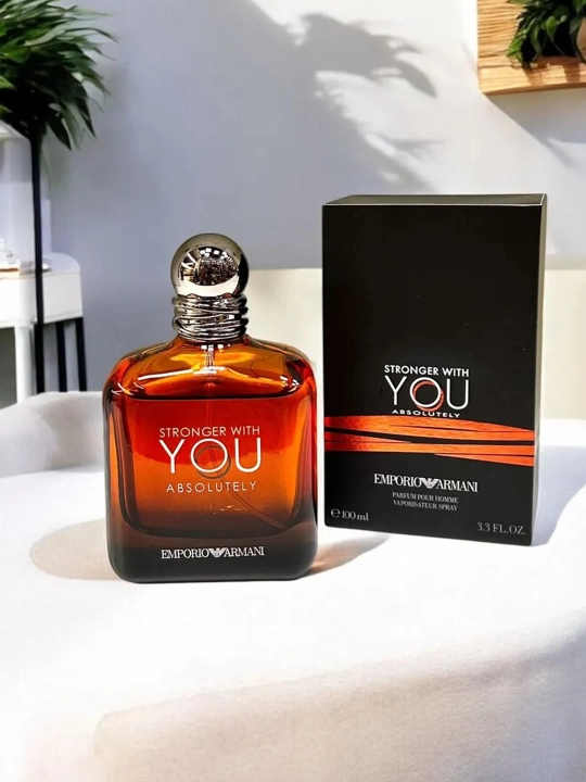 Armani Stronger With You Absolutely erkaklar atiri, 100 ml, issiq va uzoq saqlanuvchi hid 