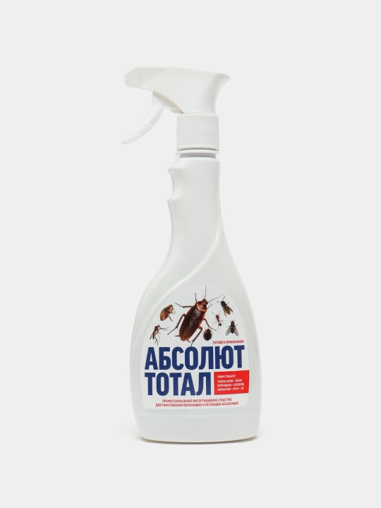 Tarakanlar, klopalar, qo’rqitish chumolilarni, burgalar  vositasi, Absolut total, 400 ml