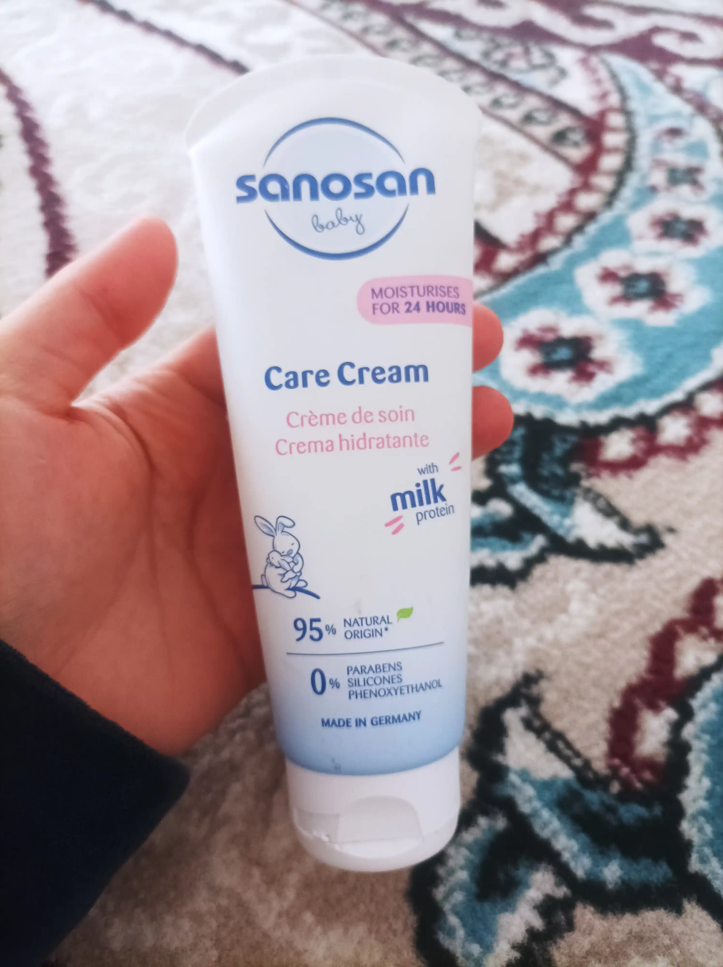 Sanosan Baby nemlendirici kremi, 0 m+, 100 ml