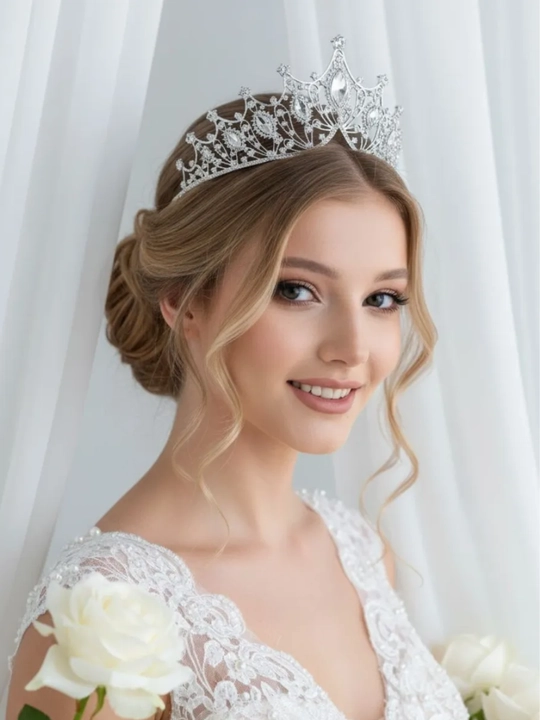 Корона свадебная и украшение для торта, корона