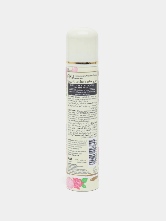 Dezodarant-sprey ayollar uchun Pixy Bara Rose, 100 ml