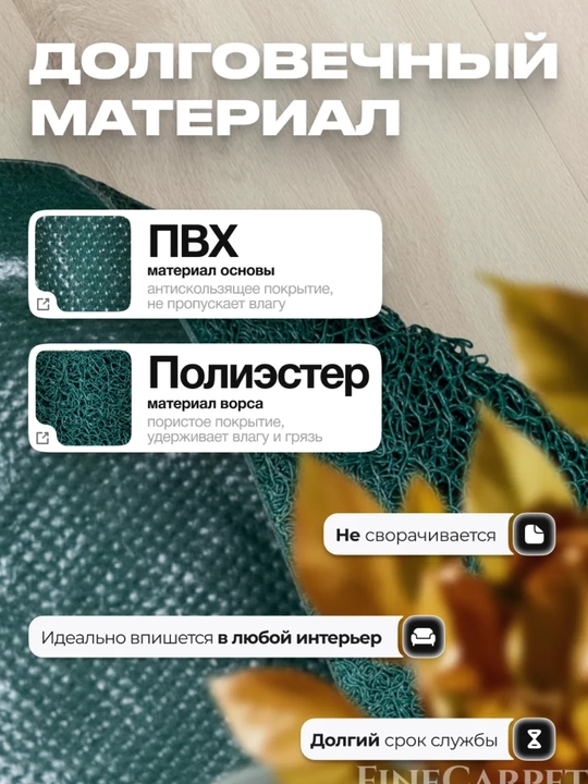 Welcome kirish eshigi gilamchasi, PVS, kir va namlikka qarshi