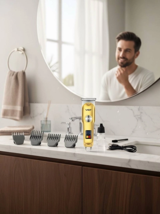 VGR Professional soch va soqol oladigan apparat, erkaklar uchun trimmer