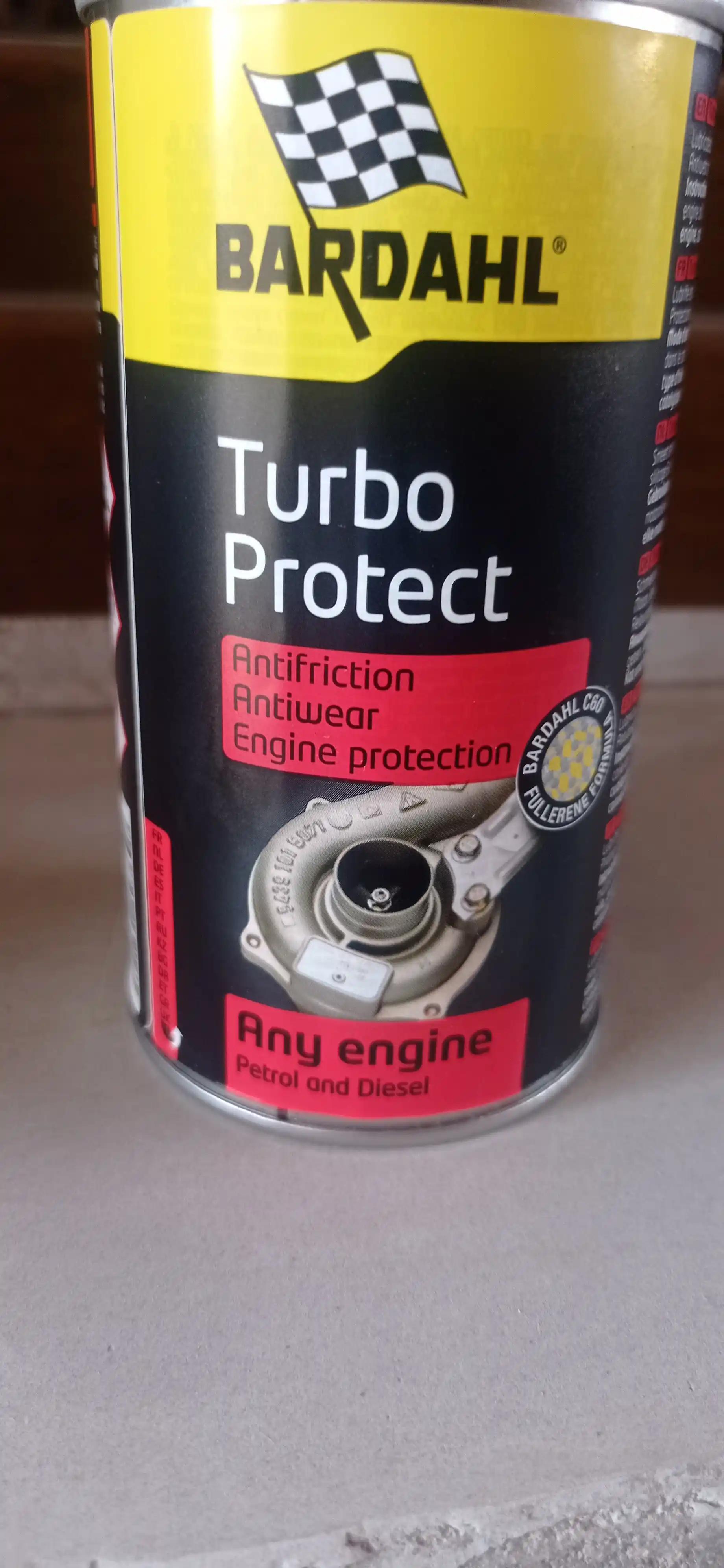 Комплексная присадка в моторное масло для защиты турбины и двигателя TURBO PROTECT BARDAHL
