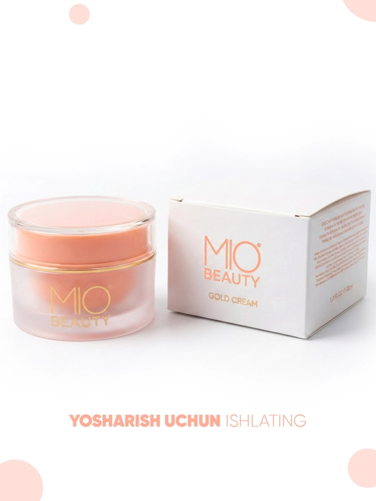 Ajinlarga qarshi oltin krem - Mio Beauty