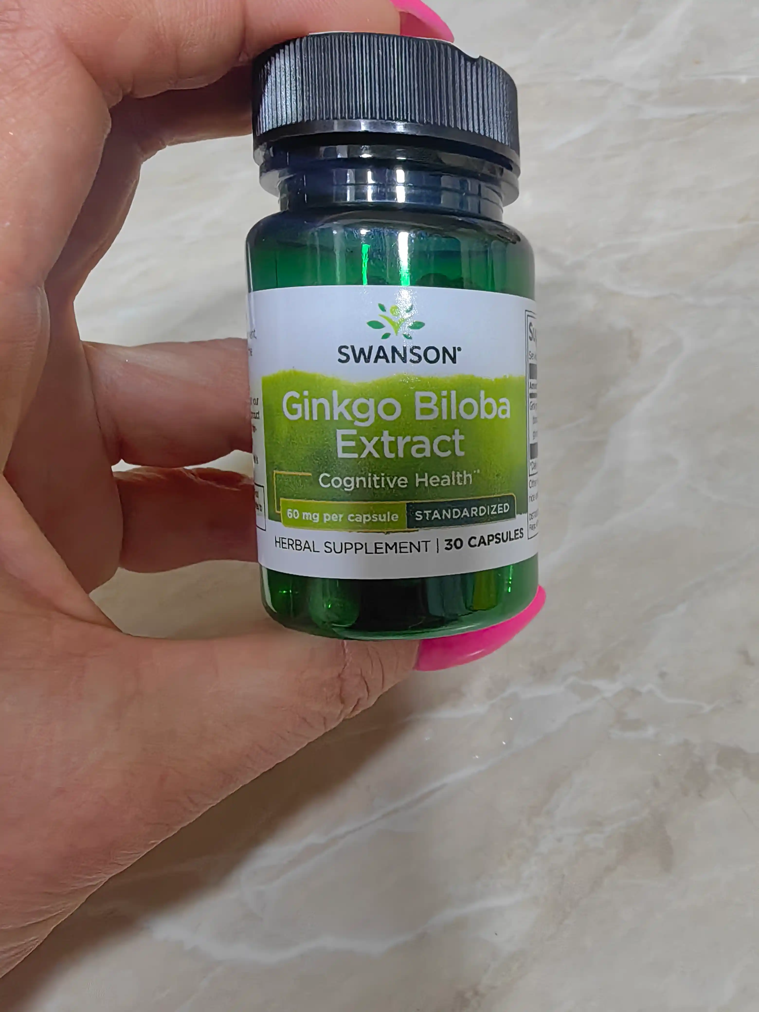 Swanson Ginkgo biloba, 60 мг, капсулы