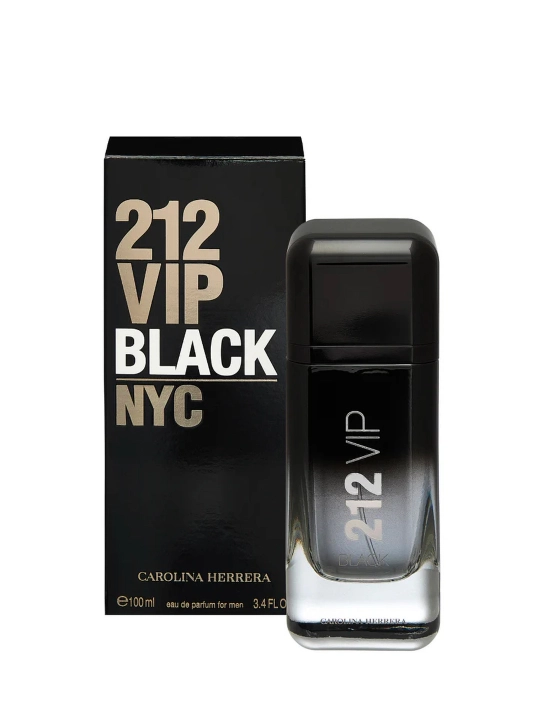 Carolina Herrera 212 VIP Black EDP для мужчин, ароматный-ванильно-древесный аромат, 100 мл - 