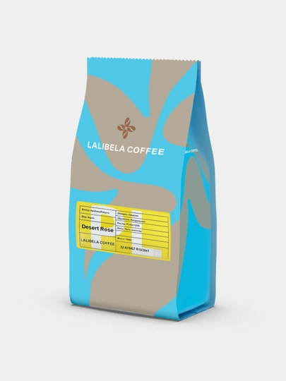 Кофе натуральный жареный в зёрнах "LALIBELA COFFEE DESERT ROSE" 1000 г * * — GERMANY-DKSFJSD