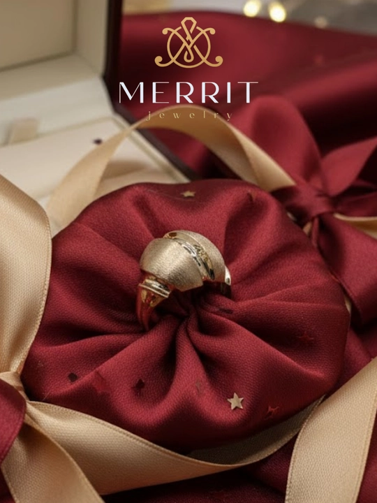 Золотое кольцо и серьги, комплект, MERRIT SET2, золото 585 пробы, MERRIT GOLD