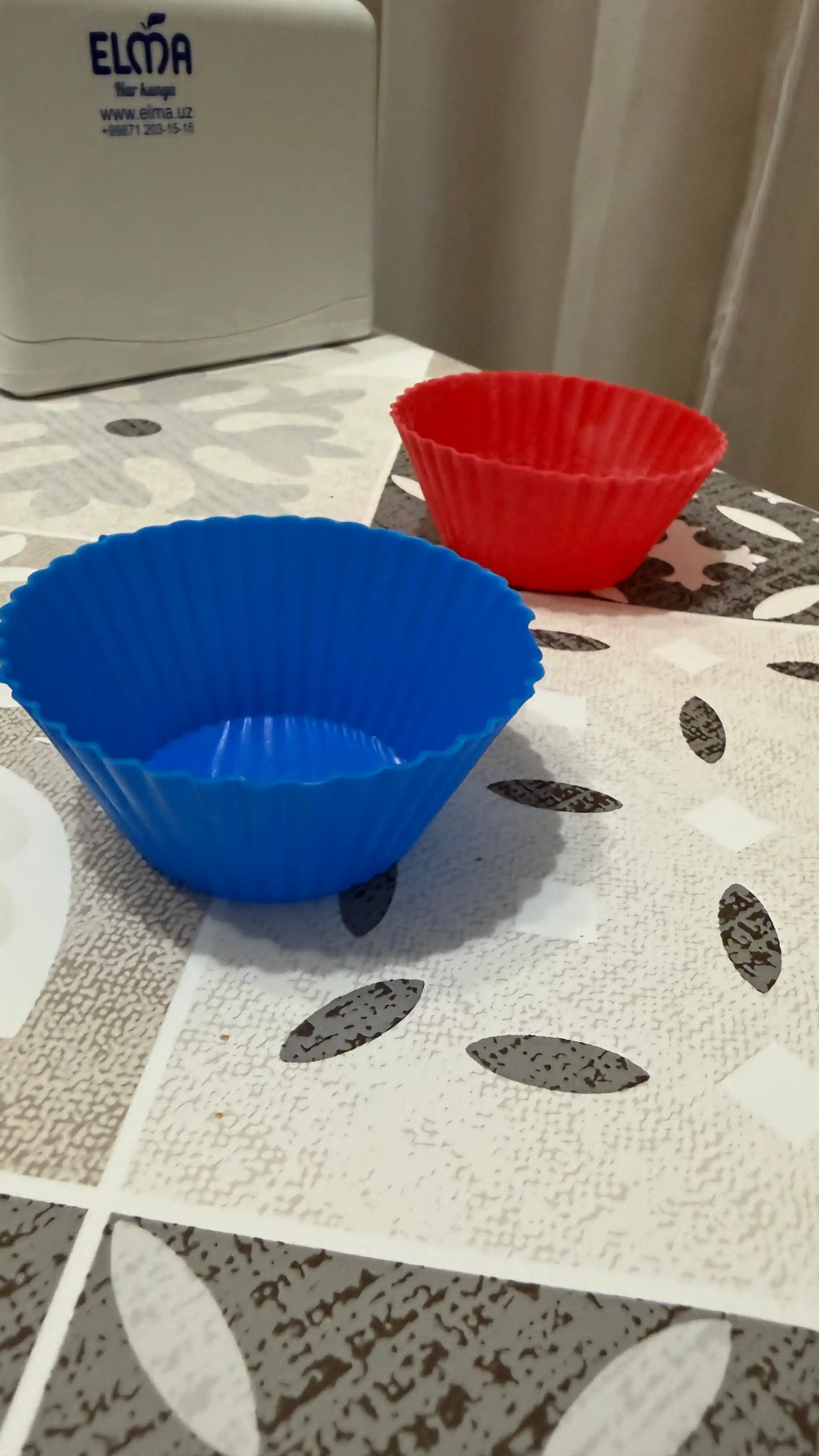 Силиконовые формы для кексов, антипригарные и универсальные, 12 шт