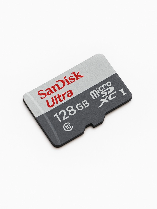 SanDisk Ultra microSD 128 GB xotira kartasi, videoregistrator va boshqa qurilmalar uchun - 
