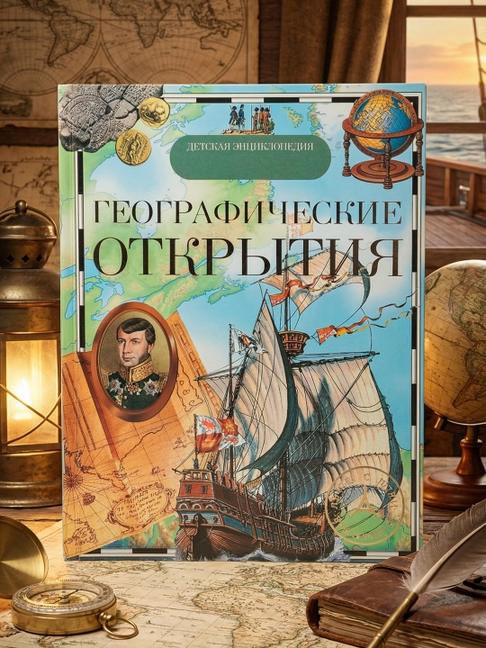 Geograficheskie otkry`tiia. Detskaia e`ntciclopediia (Malofeeva N., Shironina E., Magidovich V.) - 
