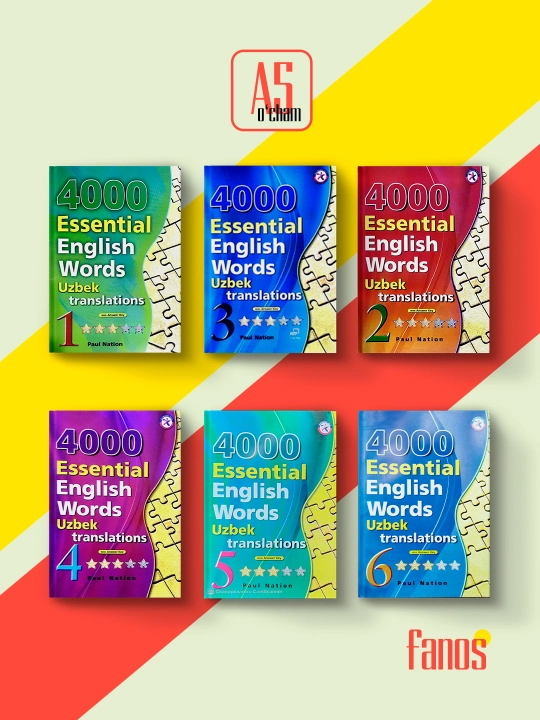 4000 essential english words —  6 tasi bitta to'plamda - 
