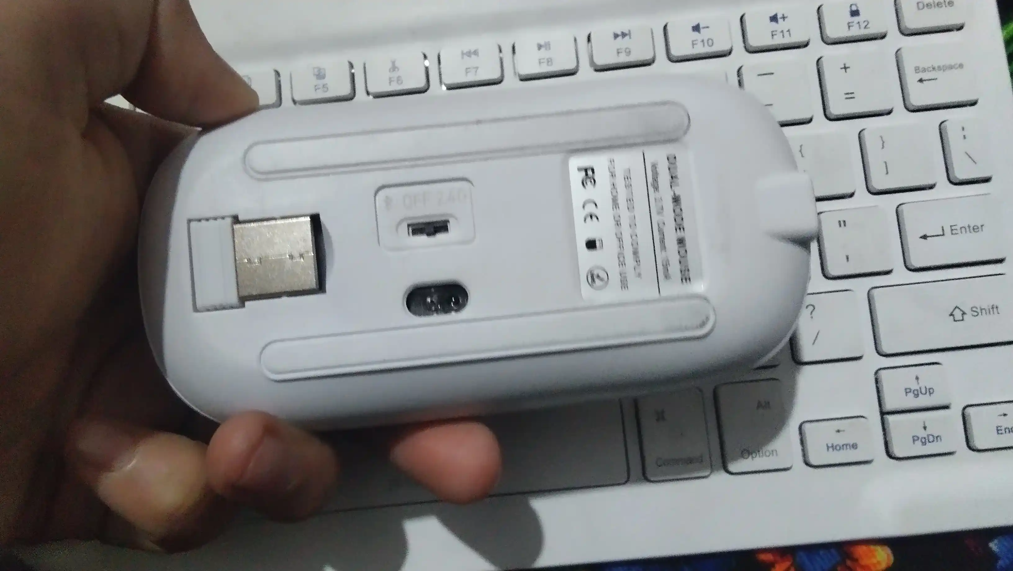 Simsiz kompyuter sichqonchasi, Bluetooth va USB-C bilan