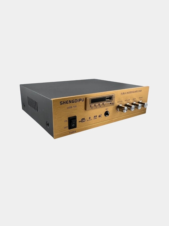 SHENGDIPU USB-105 universal ovoz kuchaytirgichi, 50W, USB / SD / Bluetooth / AUX / MIC