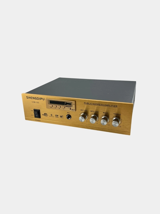 SHENGDIPU USB-105 universal ovoz kuchaytirgichi, 50W, USB / SD / Bluetooth / AUX / MIC