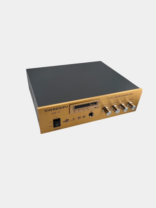 SHENGDIPU USB-105 universal ovoz kuchaytirgichi, 50W, USB / SD / Bluetooth / AUX / MIC