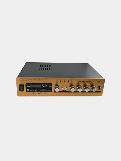 SHENGDIPU USB-105 universal ovoz kuchaytirgichi, 60W, USB / SD / Bluetooth / AUX / MIC