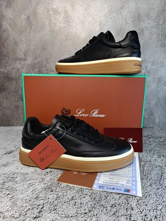Loro Piana ayollar krossovkasi, charm, qish va bahor uchun, kedalar, 36-40